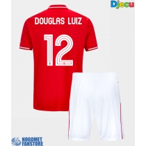 Nottingham Forest Douglas Luiz #12 Domaci Dres za djecu 2025-26 Kratak Rukav (+ Kratke hlače)
